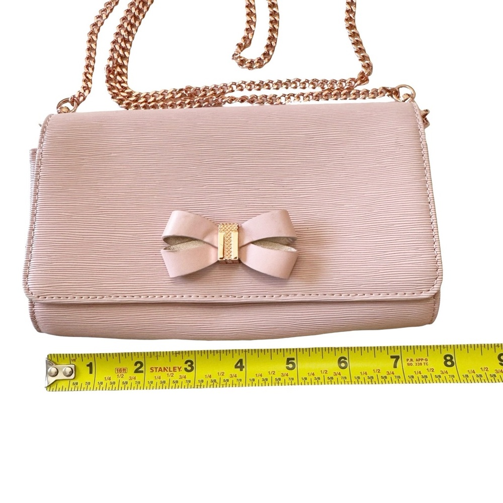 Ted Baker Matinee Pink Bow Chain Crossbody - Picture 12 of 16